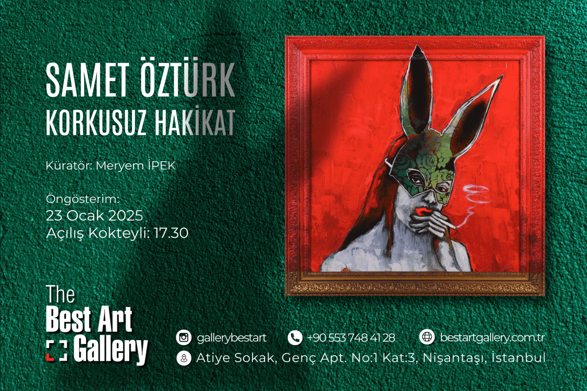 Samet Öztürk Sergisi 23 Ocak'ta Best Art Gallery'de